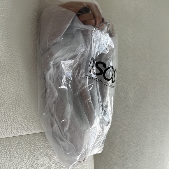 NEW/NEVER WORN ASOS DESIGNS LEAF T-Bar BALLET FLATS w/TIE LEG M - Picture 5 of 5